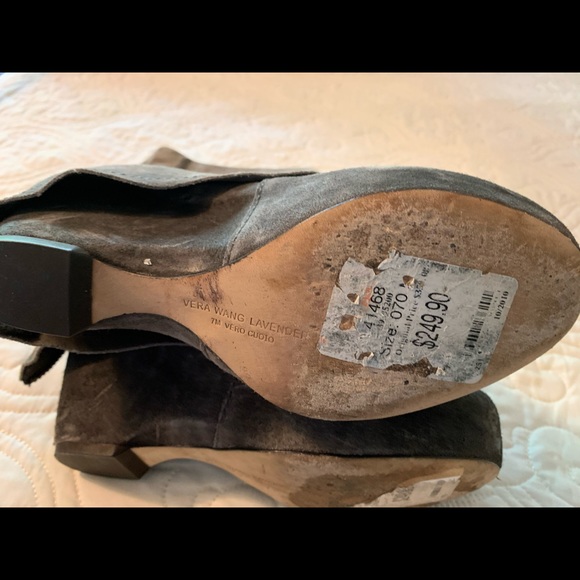 Vera Wang Wedge Booties Size 7 - Picture 6 of 6